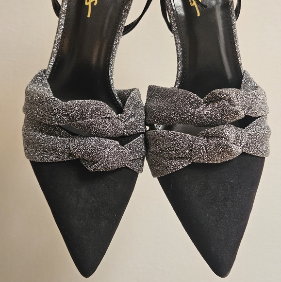 NWT Lulu's Santina Pointed-Toe Ankle Strap Stilettos in Women's 9 - Picture 6 of 10